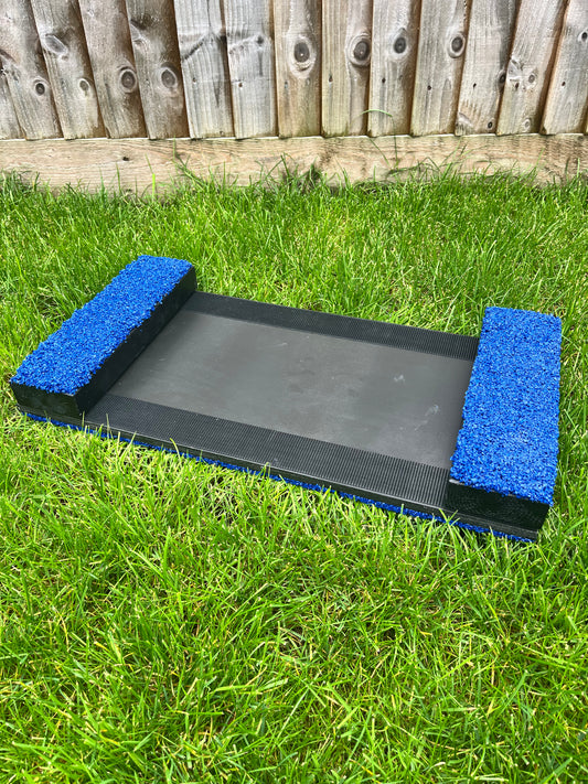 Canine conditioning training board and blocks with velcro